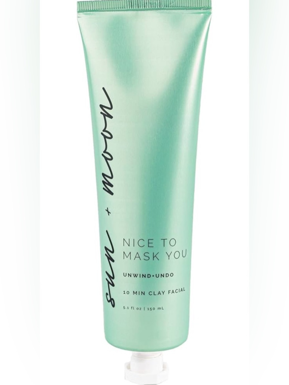 Sun + Moon Nice to Mask You Unwind + Undo 10 Min Facial with Kaolin Clay & Rose